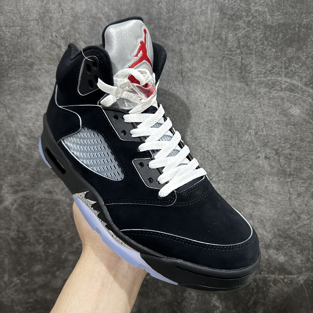 莞产裁片 Air Jordan AJ5 “Black Metallic Reimagined” 黑银 HF3975-001