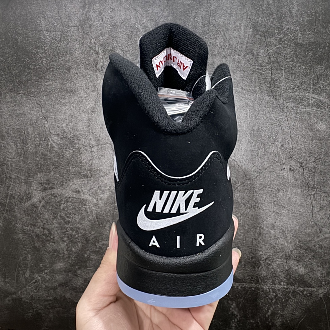 莞产裁片 Air Jordan AJ5 “Black Metallic Reimagined” 黑银 HF3975-001