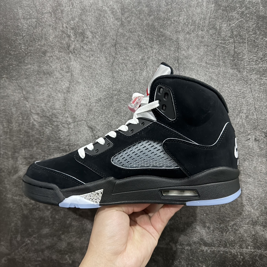 莞产裁片 Air Jordan AJ5 “Black Metallic Reimagined” 黑银 HF3975-001