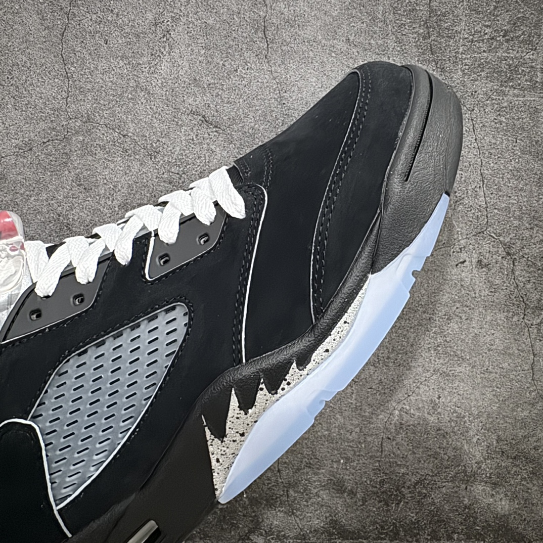 莞产裁片 Air Jordan AJ5 “Black Metallic Reimagined” 黑银 HF3975-001