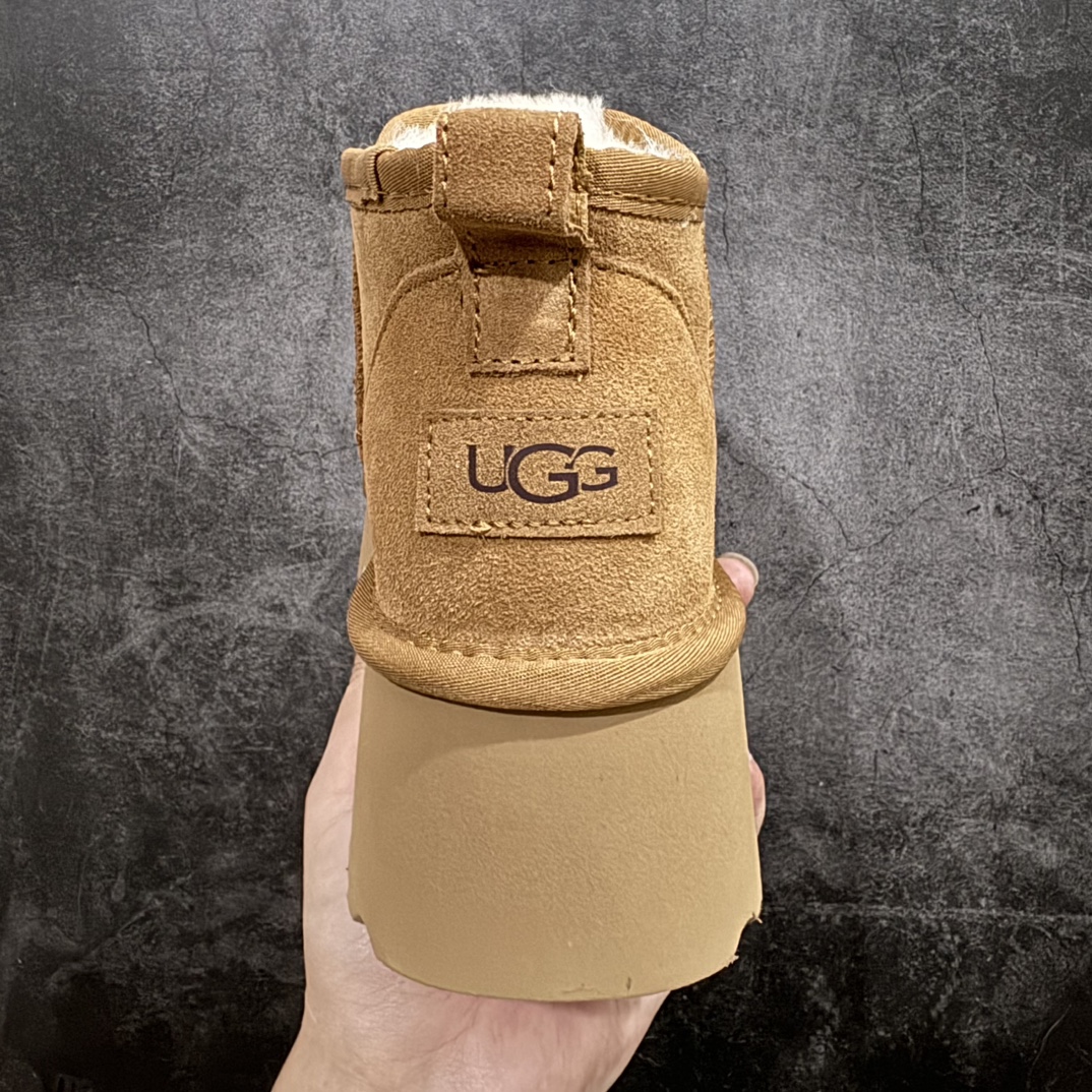 图片[4]-【广东纯原版】UGG Coquette Slipper 7CM厚底人鱼雪地靴系列n#小红书爆款 24ss秋冬新款低筒厚底毛绒包头雪地靴 隆丰皮料生产 羊绒鞋垫冬季保暖外出 家居都是很适合的选择近年uug推出款式系列 局部偏向年轻消费者喜好 也走到时尚潮流穿搭的前沿 鞋身材质UGGPURE™植入式羊毛内底轻便防滑舒适橡胶外底品牌LOGO商标 带全套包装  尺码: 35 36 37 38 39 40 编码：TL270290-鞋库