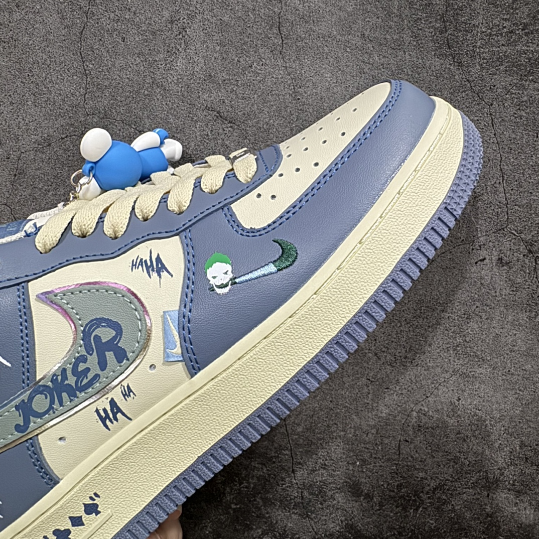 图片[6]-【公司级】Nike Air Force 1 Low 07 米蓝 JORKE涂鸦n原楦头原纸板 打造纯正低帮空军版型 专注外贸渠道 全掌内置蜂窝气垫原盒配件 原厂中底钢印、拉帮完美官方货号：XL2321 333 Size：36 36.5 37.5 38 38.5 39 40 40.5 41 42 42.5 43 44 44.5 45 编码：HXS290300-鞋库