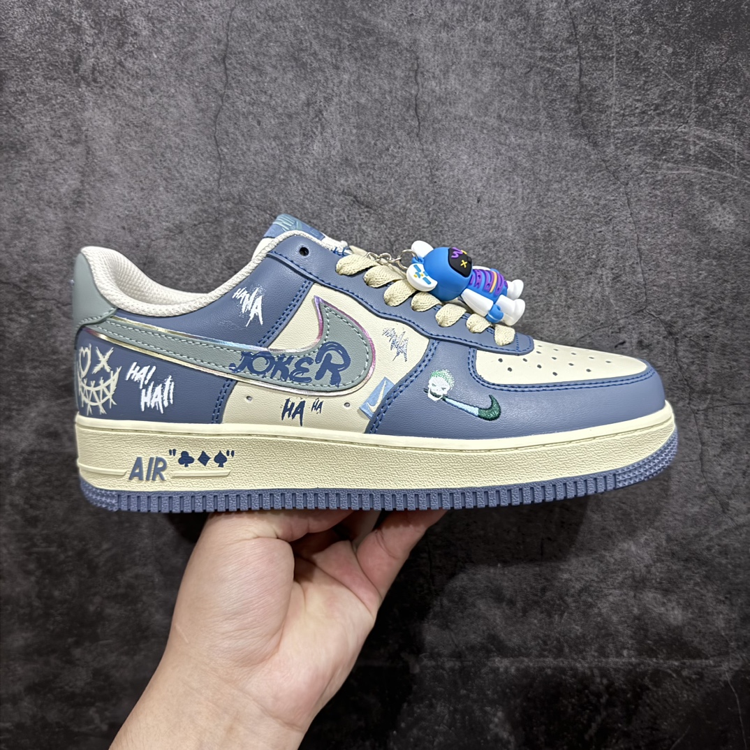 【公司级】Nike Air Force 1 Low 07 米蓝 JORKE涂鸦n原楦头原纸板 打造纯正低帮空军版型 专注外贸渠道 全掌内置蜂窝气垫原盒配件 原厂中底钢印、拉帮完美官方货号：XL2321 333 Size：36 36.5 37.5 38 38.5 39 40 40.5 41 42 42.5 43 44 44.5 45 编码：HXS290300-鞋库