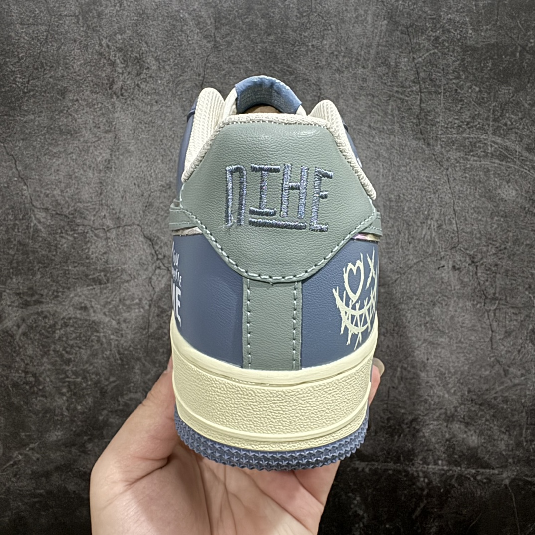 图片[4]-【公司级】Nike Air Force 1 Low 07 米蓝 JORKE涂鸦n原楦头原纸板 打造纯正低帮空军版型 专注外贸渠道 全掌内置蜂窝气垫原盒配件 原厂中底钢印、拉帮完美官方货号：XL2321 333 Size：36 36.5 37.5 38 38.5 39 40 40.5 41 42 42.5 43 44 44.5 45 编码：HXS290300-鞋库