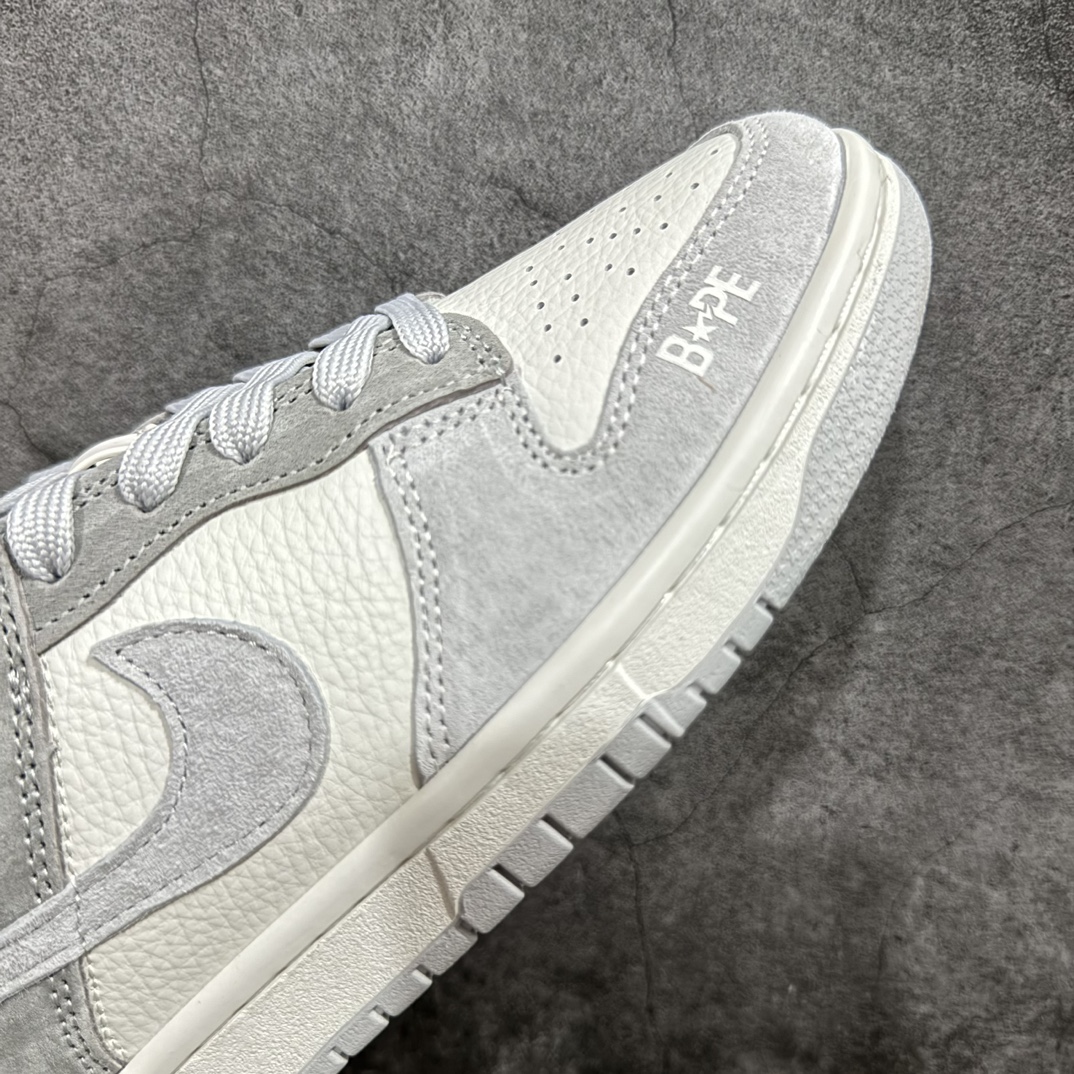 图片[6]-【定制版】Nike SB Dunk Low x Bape 猿人头联名n纯原大厂出品 极力推荐n原装头层材料 独家版型蒸餾加工n帶來的是更好的视觉和脚感体验n大厂纯原品质出货 清洁度电绣工艺 皮料切割干净无任何毛边 细节完美 官方货号: CH6336 226 尺码：36 36.5 37.5 38 38.5 39 40 40.5 41 42 42.5 43 44 44.5 45 编码：HXS320340-鞋库