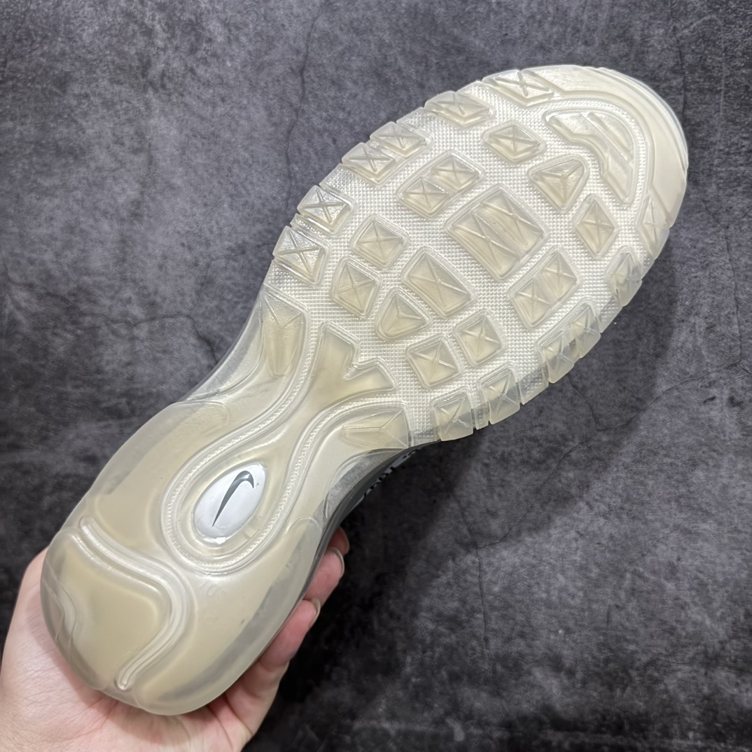 外贸纯原NikeAirmax97xOFFWHITE货号AJ4585-001原档案透明大底原厂韩国原装网纱