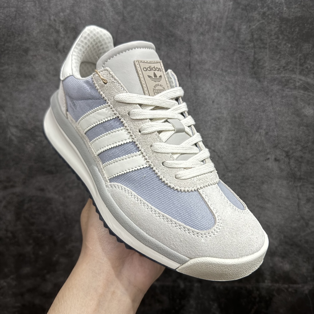 图片[3]-【神版】adidas originals SL 72 白灰 JI2505n超轻便透气复古慢跑鞋n鞋头的设计饱满圆润鞋面是翻毛皮和尼龙材质结合 上脚舒适柔软n橡胶大底非常耐磨防滑 包裹性很好 整体纤长 货号: JI2506 尺码: 35.5 36 36.5 37 38 38.5 39 40 40.5 41 42 42.5 43 44 45 编码：DZ220250-鞋库