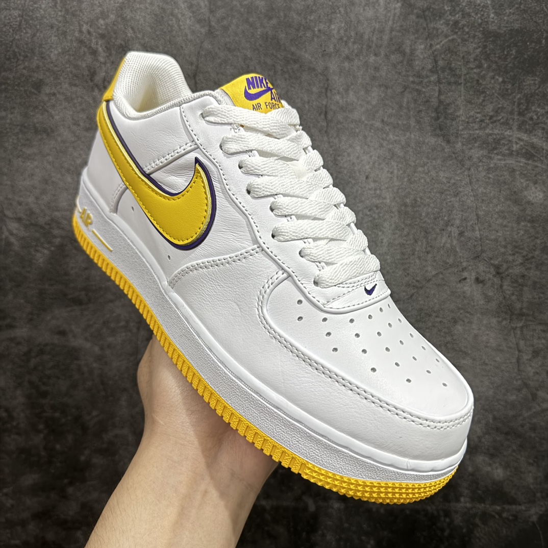 图片[3]-【Top纯原】Kobe x Air Force 1 Low 白黄紫n原楦头原纸板 打造纯正空军版型n#专注外贸渠道 全掌内置蜂窝气垫 #原盒配件 原厂中底钢印、拉帮完美 官方同步上架n 货号：FZ1151-100 尺码：40-48 编码：TO370390-鞋库