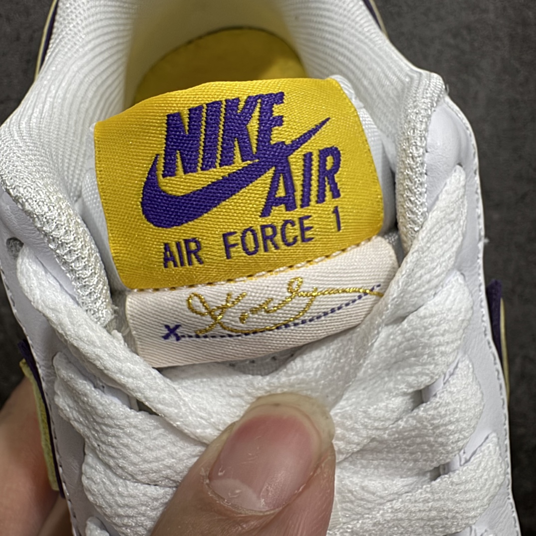 图片[6]-【Top纯原】Kobe x Air Force 1 Low 白黄紫n原楦头原纸板 打造纯正空军版型n#专注外贸渠道 全掌内置蜂窝气垫 #原盒配件 原厂中底钢印、拉帮完美 官方同步上架n 货号：FZ1151-100 尺码：40-48 编码：TO370390-鞋库