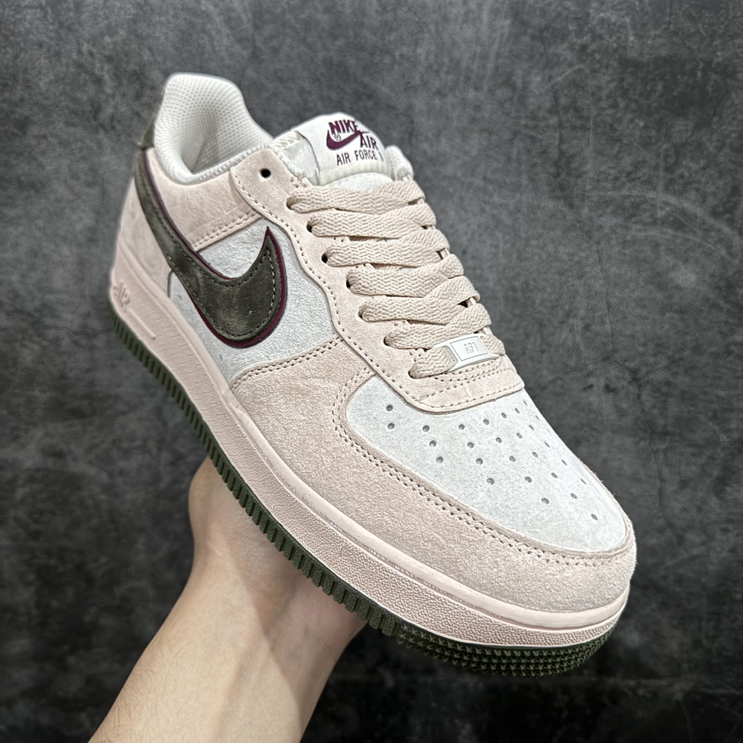 图片[3]-【公司级】Nike Air Force 1 Low ’07  米绿红 麂皮空军一号低帮休闲板鞋 原厂麂皮 原楦原纸板 纯正版型 正品NFC感应芯片 高清洁度 内置全掌气垫 货号：LF8989-111 Size：36 36.5 37.5 38 38.5 39 40 40.5 41 42 42.5 43 44 44.5 45 编码：LF290300-鞋库