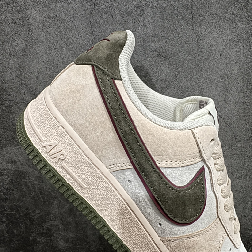 图片[7]-【公司级】Nike Air Force 1 Low ’07  米绿红 麂皮空军一号低帮休闲板鞋 原厂麂皮 原楦原纸板 纯正版型 正品NFC感应芯片 高清洁度 内置全掌气垫 货号：LF8989-111 Size：36 36.5 37.5 38 38.5 39 40 40.5 41 42 42.5 43 44 44.5 45 编码：LF290300-鞋库