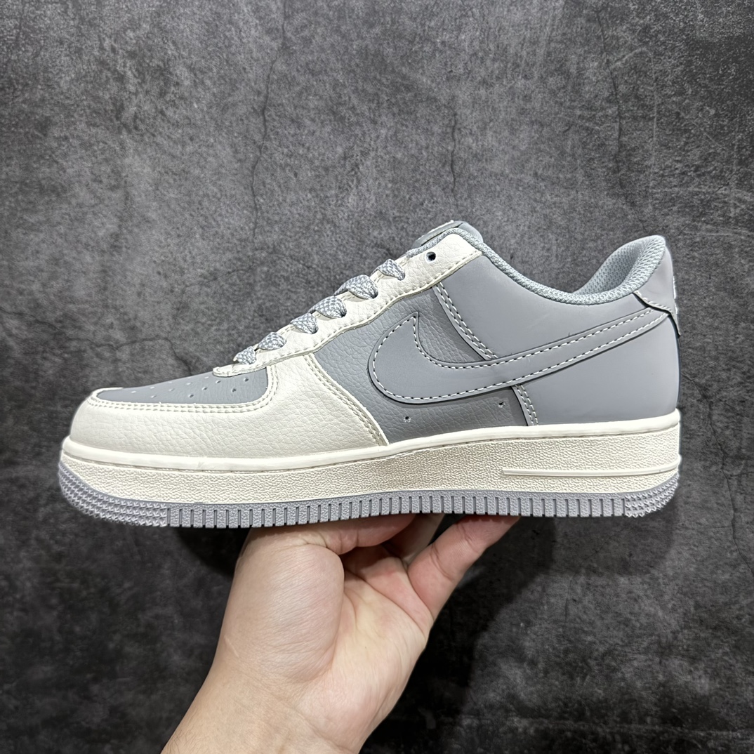 图片[2]-【定制版】海外限量发售NIke Air Force 1 \’07 Low “Bape联名——米白灰”空军一号 低帮 运动鞋 休闲鞋 折边针车 工艺难度大 原楦头原纸板 原装鞋盒 定制五金配件 内置全掌气垫 原厂鞋底货号：BB6566-207 Size：36 36.5 37.5 38 38.5 39 40 40.5 41 42 42.5 43 44 44.5 45 编码：LF310320-鞋库