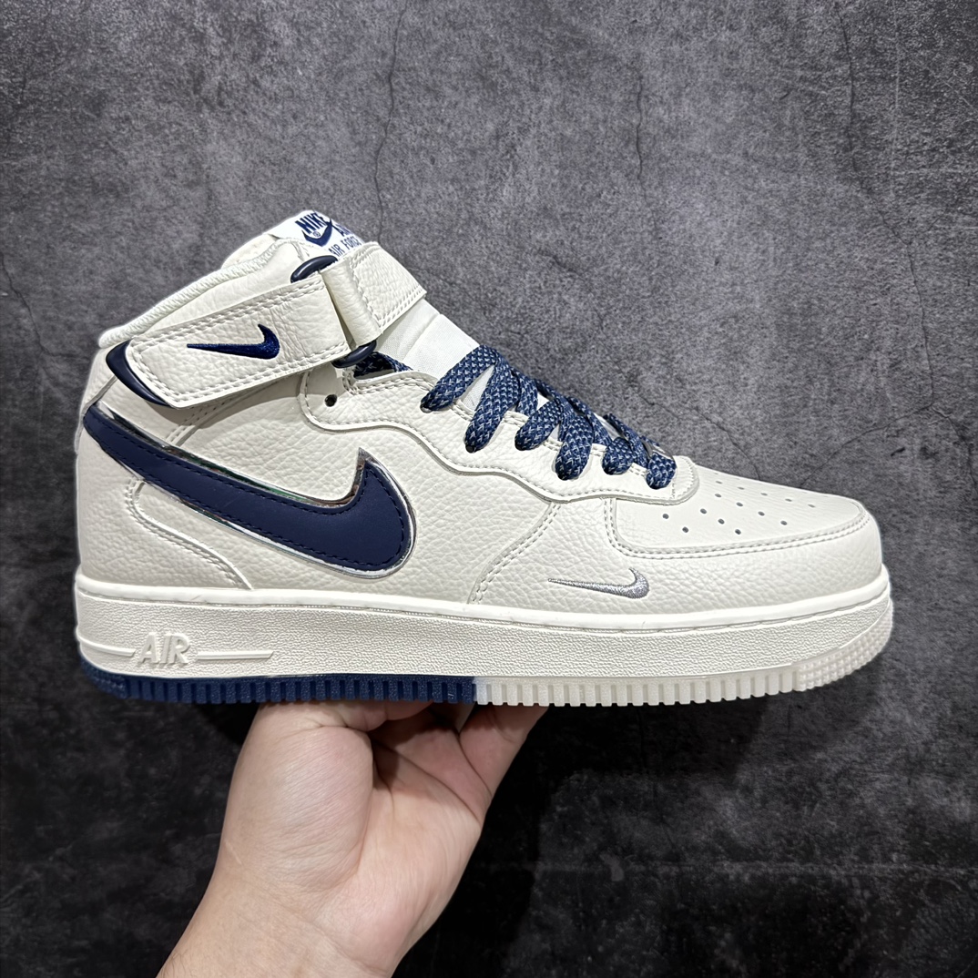 【公司级】Nike Air Force 1 Mid 07 米蓝小钩满天星n原楦头原纸板 打造纯正中帮空军版型 专注外贸渠道 全掌内置蜂窝气垫原盒配件 原厂中底钢印、拉帮完美官方货号：XL0236 233 Size：36 36.5 37.5 38 38.5 39 40 40.5 41 42 42.5 43 44 44.5 45 编码：HXS310320-鞋库