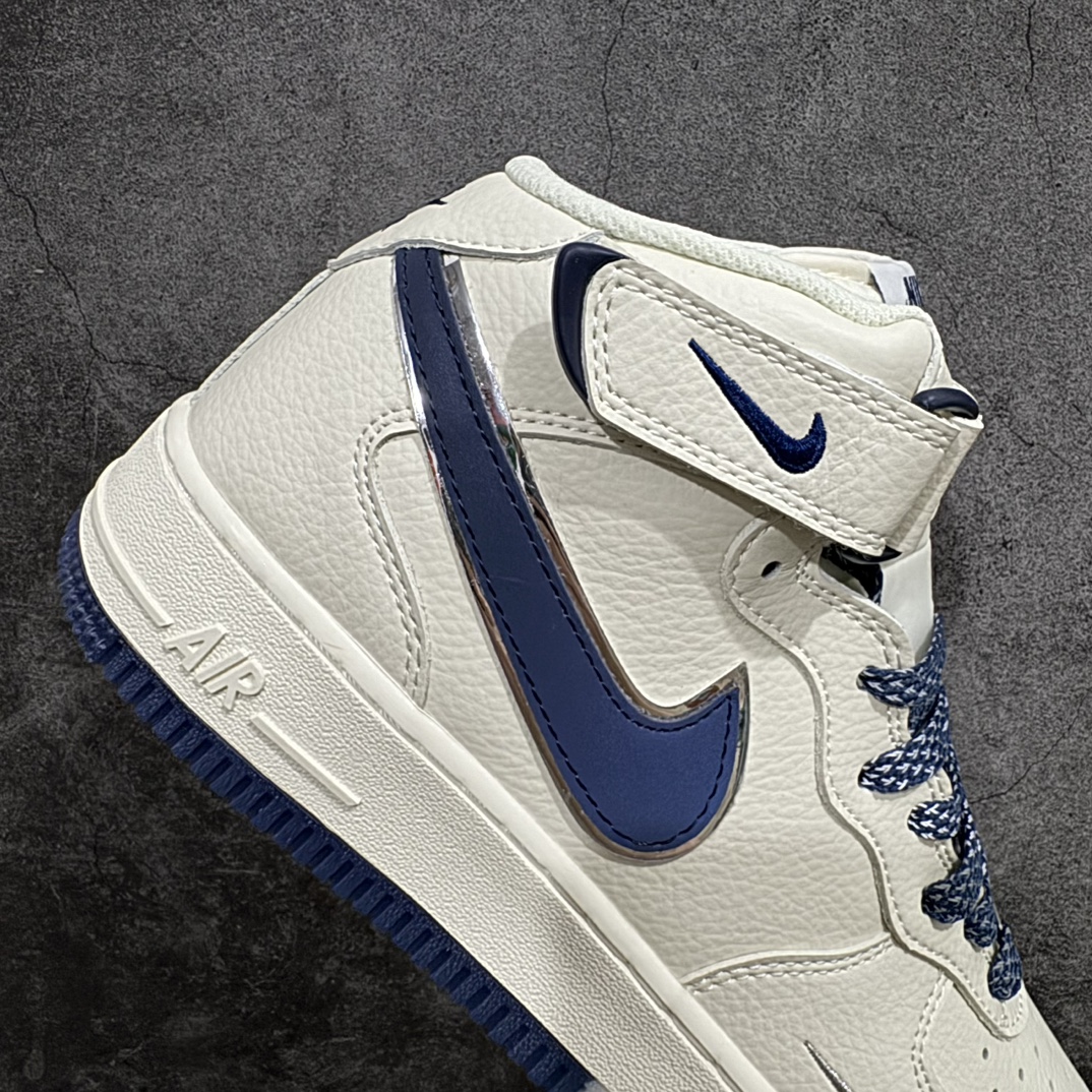 图片[7]-【公司级】Nike Air Force 1 Mid 07 米蓝小钩满天星n原楦头原纸板 打造纯正中帮空军版型 专注外贸渠道 全掌内置蜂窝气垫原盒配件 原厂中底钢印、拉帮完美官方货号：XL0236 233 Size：36 36.5 37.5 38 38.5 39 40 40.5 41 42 42.5 43 44 44.5 45 编码：HXS310320-鞋库