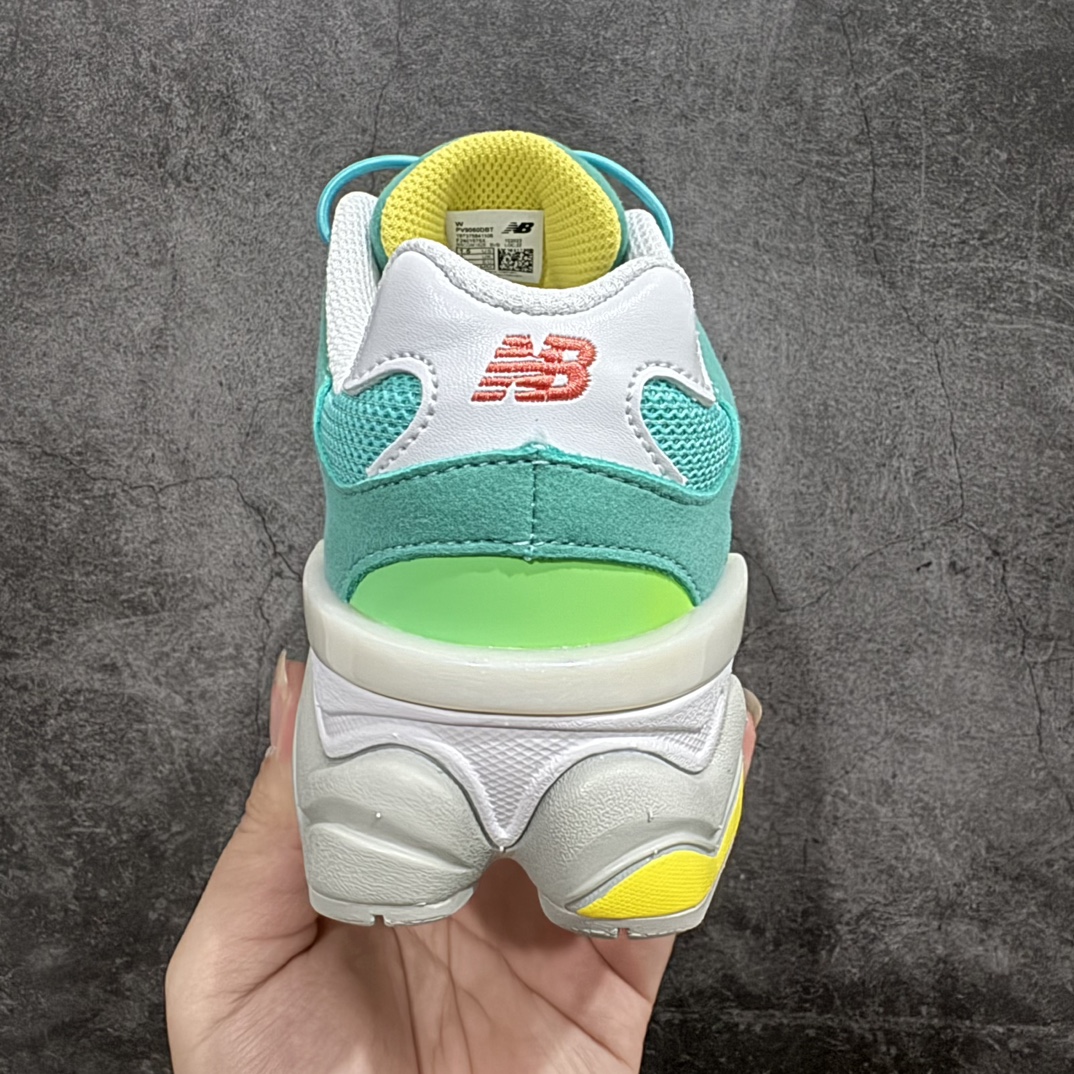 图片[4]-【纯原版】童鞋 New Balance NB 9060系列 新百伦魔术扣童鞋 PV9060DBTrn#亲子必备款 独家私模开发 原厂麂皮材质 原数据原档案比对原鞋rn#全套原楦原模倾力打造完美版型 鞋头坡度极致还原 无解鞋型 原盒原配r 尺码：28 29 30 31 32.5 33.5 34 35  编码：JP220240-鞋库