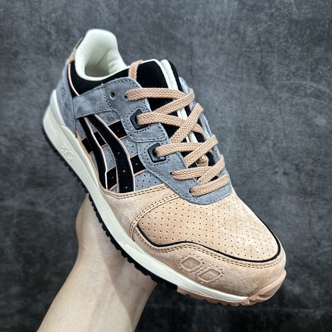 图片[3]-【公司级】Asics Gel-Lyte 3  反毛皮织物休闲跑步鞋GEL-LYTET™III OG运动鞋再次以其90年代初期的原始形状和结构出现n轮廓由三井茂之(Shigeyuki Mitsui)于1990年设计 结合了裂舌应用其最初灵感来自GEL-LD RACER™鞋n鞋在脚跟处采用其标志性的GEL™技术缓冲装置n可提高减震效果并提供持久的舒适感n 尺码: 36 36.5 37.5 38 38.5 39 40 40.5 41 42 42.5 43 44 44.5 45  编码：HCAM270280-鞋库