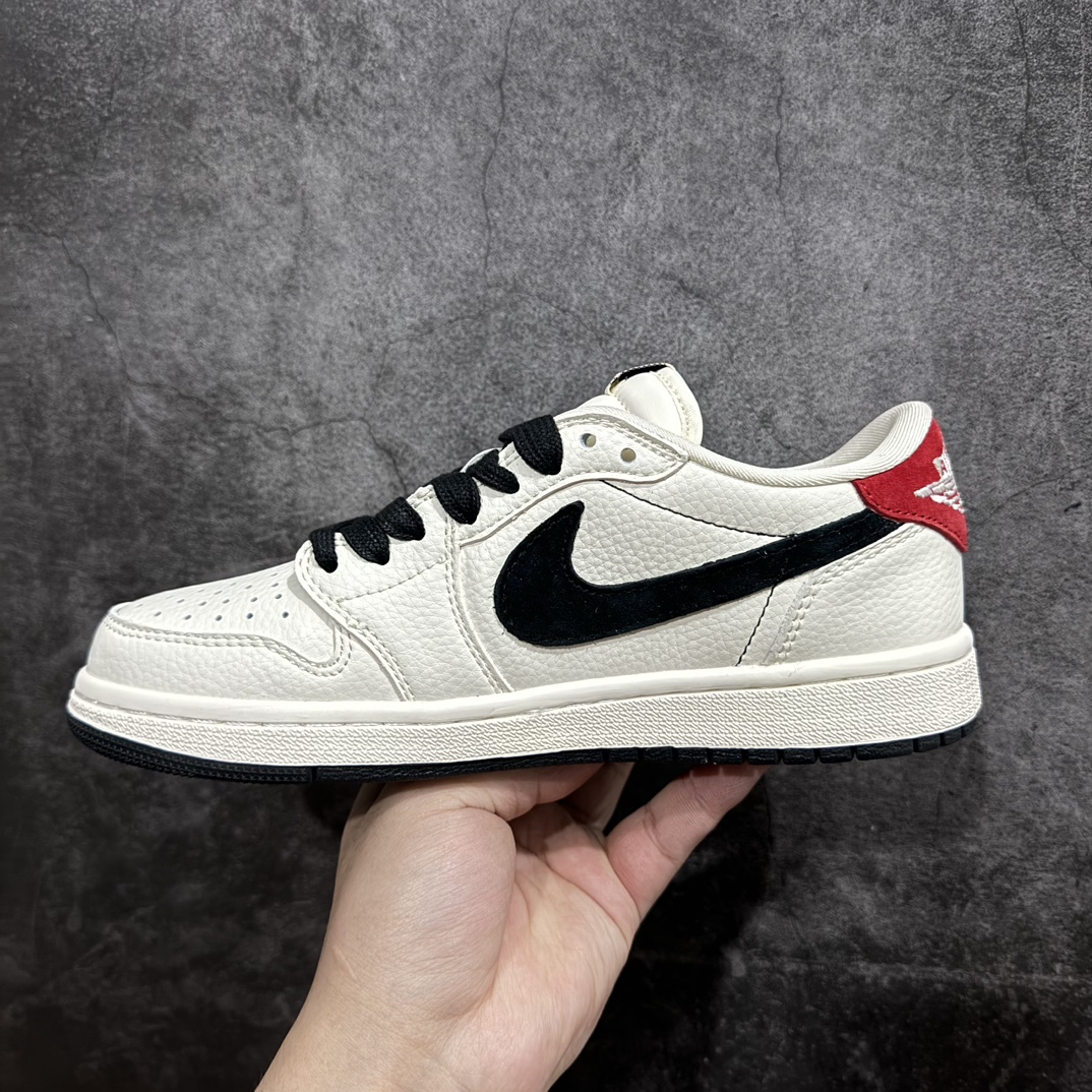 图片[2]-【定制版】TS x Air Jordan AJ1 Low 倒钩低帮联名定制配色 LX1988-700 原厂内置气垫魔块 A模大底 头层小牛皮 鞋舌AJ原厂专用牛津布+AJ专用反口珍珠布+原厂无杂质高弹内里海棉+特殊封边弹力鞋带 SIZE：36 36.5 37.5 38 38.5 39 40 40.5 41 42 42.5 43 44 44.5 45  编码：HXS320340-鞋库