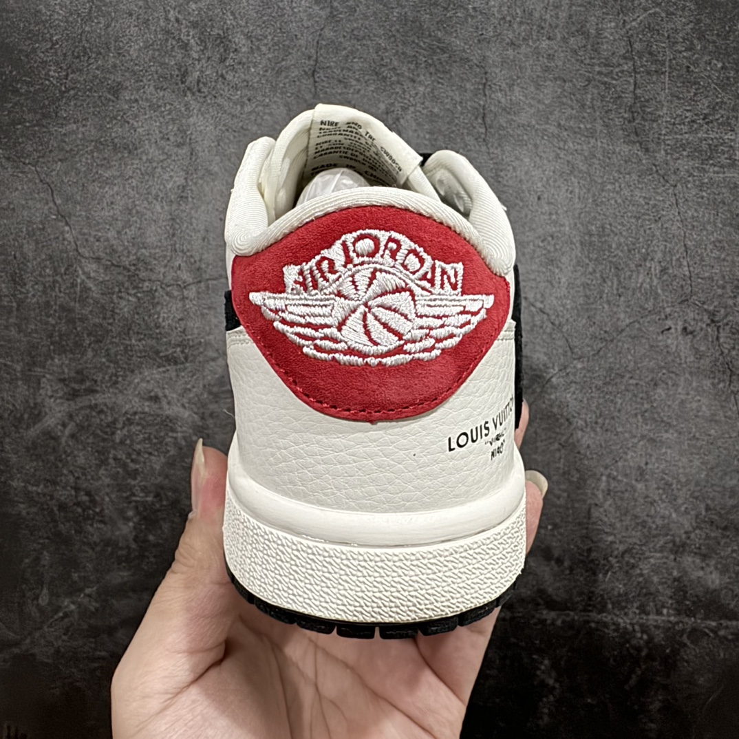 图片[4]-【定制版】TS x Air Jordan AJ1 Low 倒钩低帮联名定制配色 LX1988-700 原厂内置气垫魔块 A模大底 头层小牛皮 鞋舌AJ原厂专用牛津布+AJ专用反口珍珠布+原厂无杂质高弹内里海棉+特殊封边弹力鞋带 SIZE：36 36.5 37.5 38 38.5 39 40 40.5 41 42 42.5 43 44 44.5 45  编码：HXS320340-鞋库