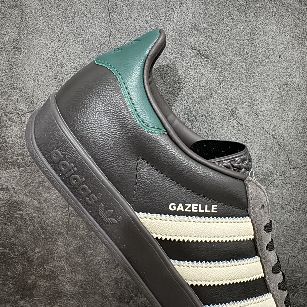 纯原版AdidasOriginalsGazelleIndoor防滑低帮T头德训鞋GZ复古系列棕色IH03