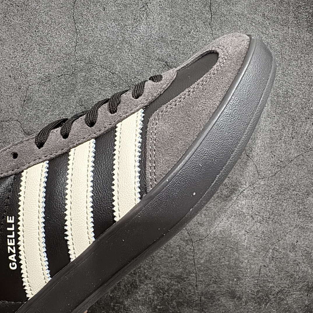 纯原版AdidasOriginalsGazelleIndoor防滑低帮T头德训鞋GZ复古系列棕色IH03