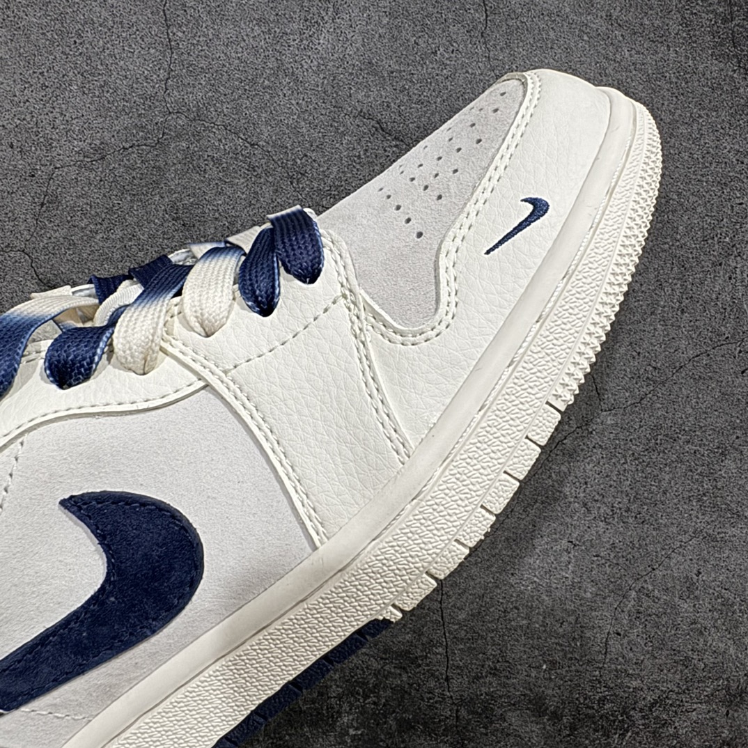 定制版 Supreme x Air Jordan 1 Low 深蓝双拼底   SJ9950-020