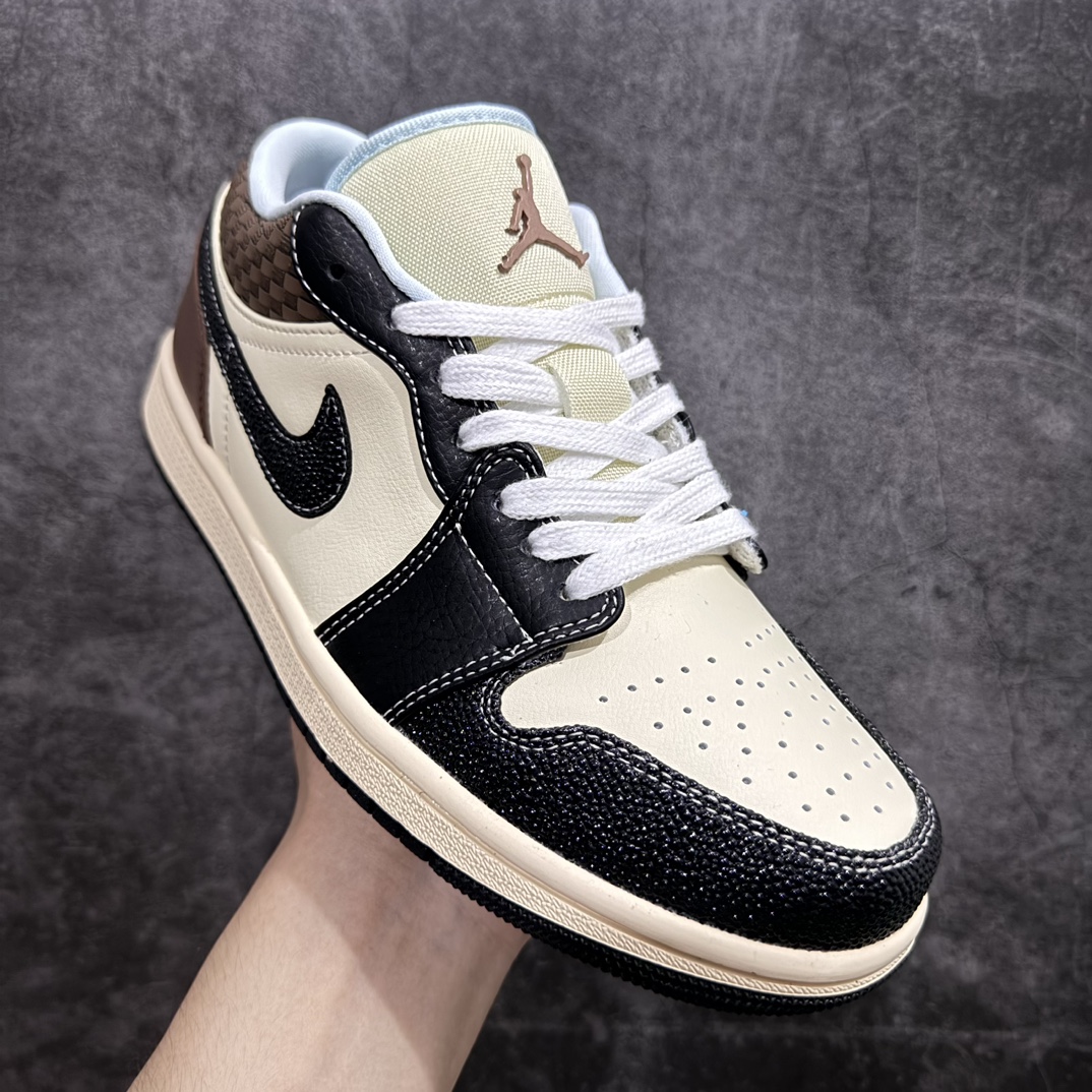 K版纯原 Air Jordan 1 Low 专柜订单   HQ3437-101