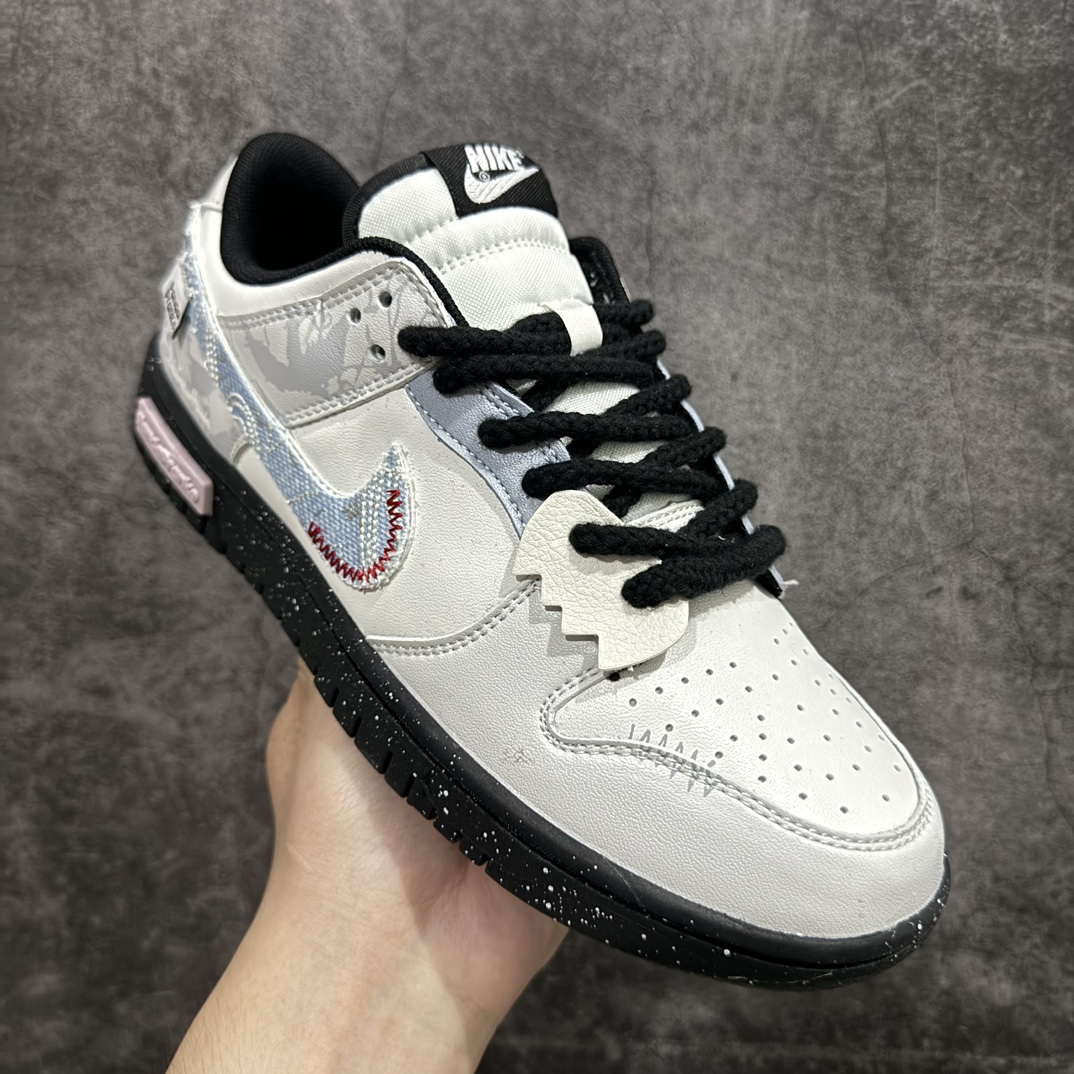 FS礼盒版 Nike Dunk Low 熊猫恶作剧-引线牵梦 星恋  DD1391-100