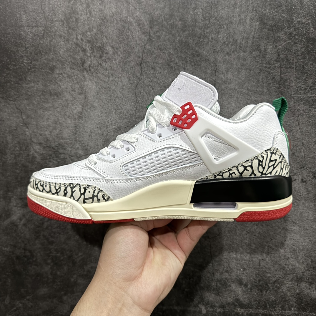 顶级塑料膜版本 Jordan Spizike Low 纯原低帮篮球鞋  315371-125