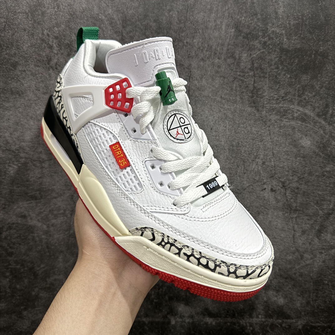 顶级塑料膜版本 Jordan Spizike Low 纯原低帮篮球鞋  315371-125