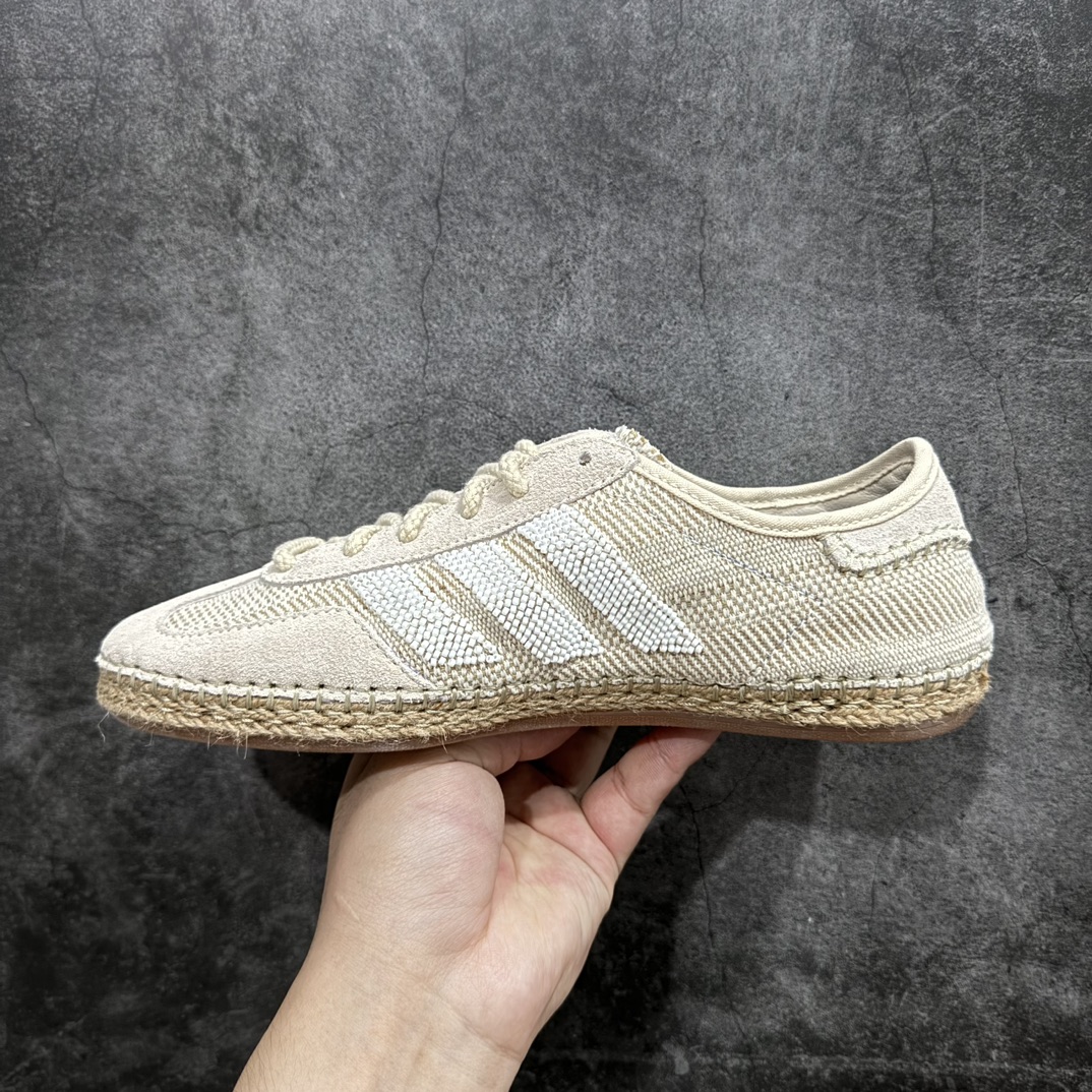 PK纯原 CLOT x Adidas Gazelle”Halo Ivory”羚羊内训系列低帮复古薄底德训风百搭休闲运动板鞋  IH3144