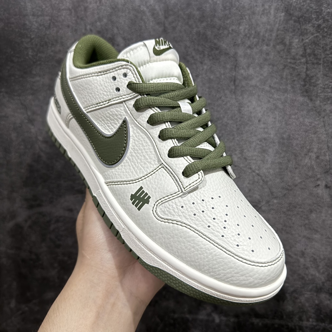 定制版 DNk SB Dunk Low x Undefeated 联名米绿 低帮休闲运动滑板板鞋  UN1697-633