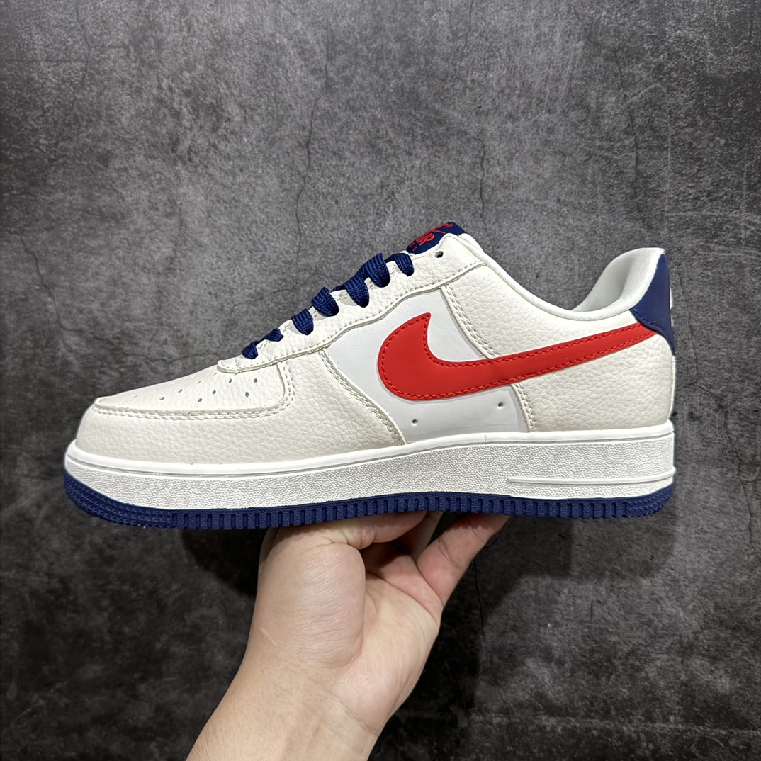 Nike Air Force 1 Low 07 x Comme des Garcons 白蓝红小钩  KK1988-004