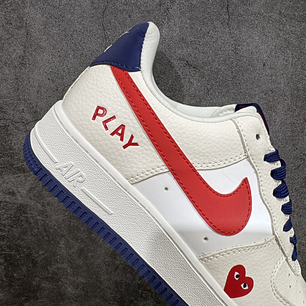 Nike Air Force 1 Low 07 x Comme des Garcons 白蓝红小钩  KK1988-004