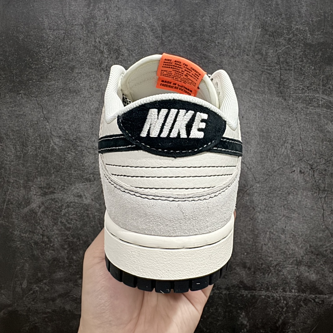 定制版 Nk SB Dunk Low 斯图西联名-贴布灰白黑勾 低帮休闲板鞋  MM1089-022