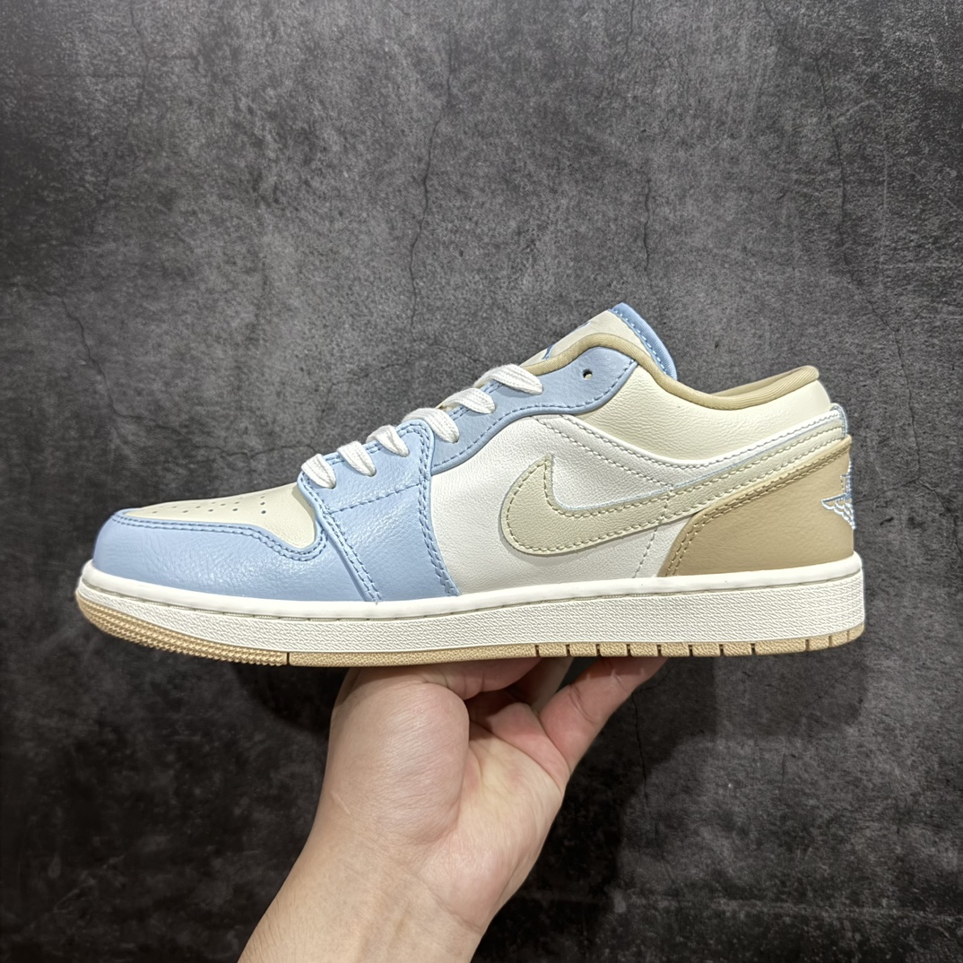 DT纯原 Air Jordan AJ1 Low 低帮 米白棕 HQ4186-111