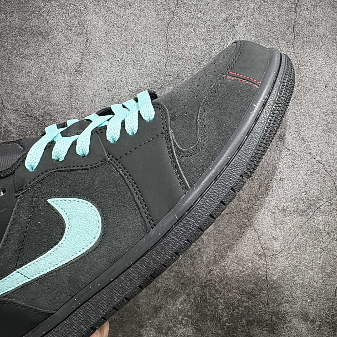 K版 Air Jordan 1 Low SE Craft ”Dark Smoke Grey” AJ1 乔1暗灰蓝勾 低帮文化休闲板鞋 FD8635-001