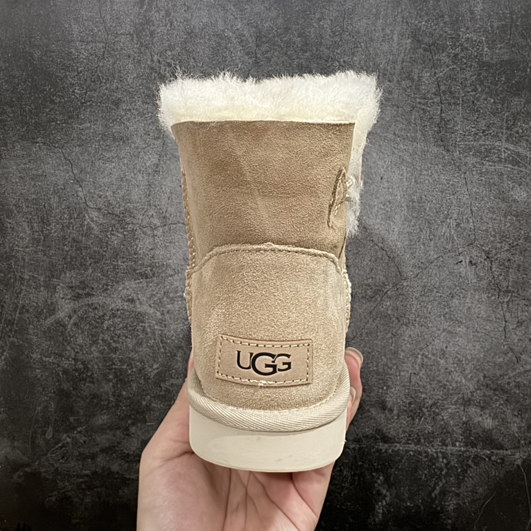 X1纯原礼盒版 UGG 木扣中筒沙色1.5cm底 1016422 小红书爆款