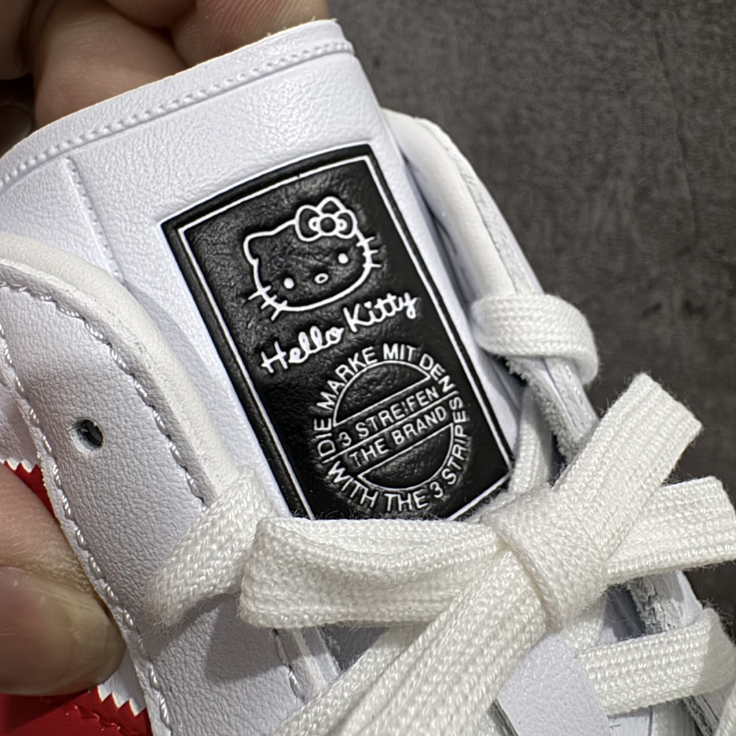 图片[5]-【CS纯原版】凯蒂猫Hello Kitty x Adidas Gazelle Indoor Trainers\”Hello Kitty And Friends\”羚羊内训系列低帮复古百搭休闲运动德训风板鞋“联名白红黑凯蒂猫蝴蝶结印面”II0013nnn市场最高版本完美还原zp细节，注意区别市场任何版本，完全不是一路货色‼️n全鞋原材料打造，无任何色差，正确鞋型，后跟港宝材料定型，正确微透生胶大底，反口内里头层细腻小牛皮，纸板中底 鞋垫背胶，侧面正确压印字母，所有细节完美还原‼️ 尺码：35 36 36.5 37 38 38.5 39 40 40.5 41 42 42.5 43 44 44.5 45 编码：X10255280-鞋库