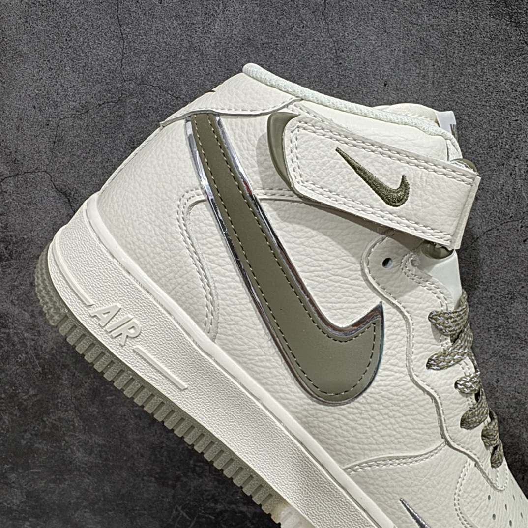 图片[7]-【公司级】官方爆款定制Nike Air Force 1 MID 米军绿双色底 满天星空军一号中帮休闲板鞋 3M反光 水晶大底 定制鞋盒 原楦头原纸板 纯正空军版型 内置全掌气垫 货号：XL0236-231nSIZE：36 36.5 37.5 38 38.5 39 40 40.5 41 42 42.5 43 44 44.5 45 编码：HXS310320-鞋库