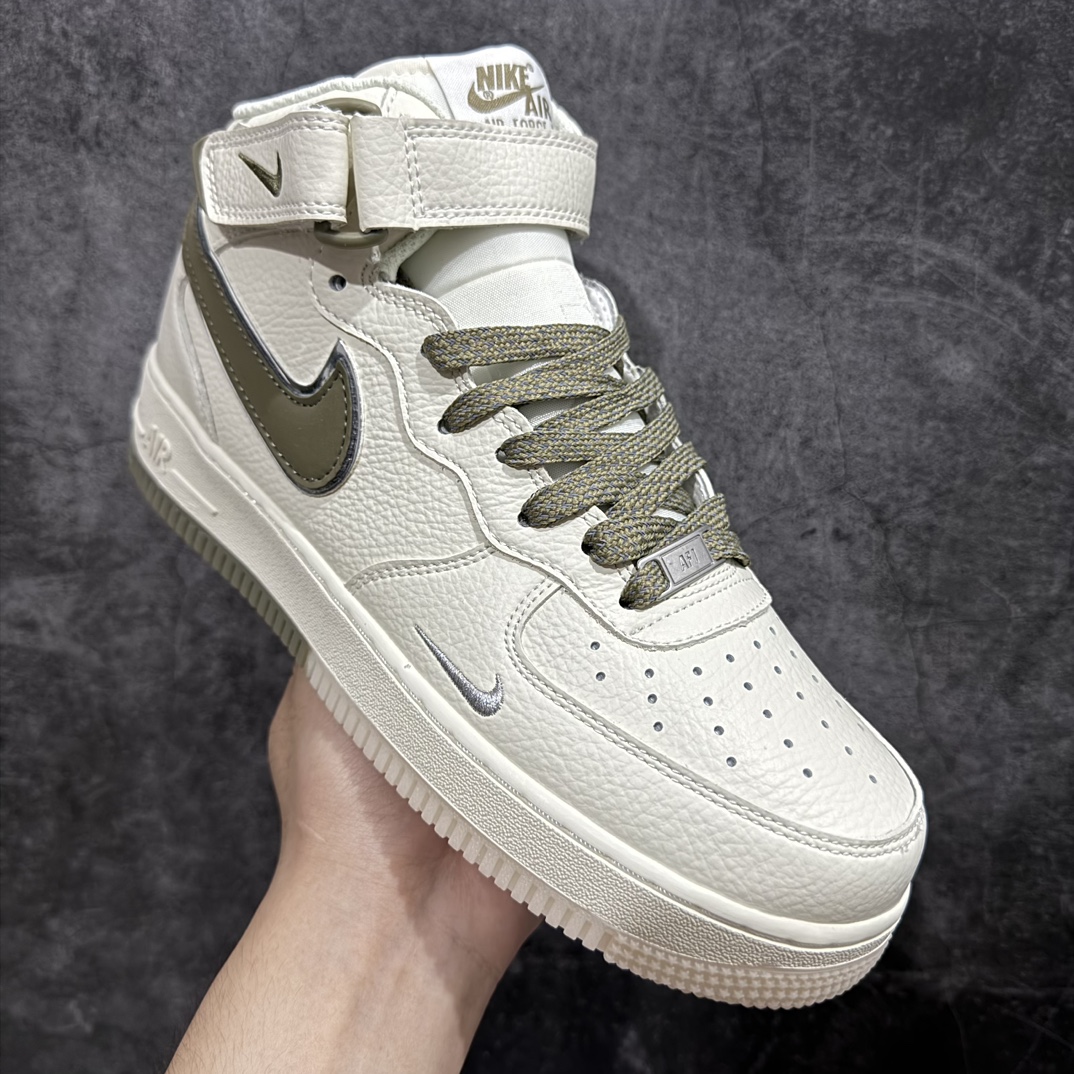 图片[3]-【公司级】官方爆款定制Nike Air Force 1 MID 米军绿双色底 满天星空军一号中帮休闲板鞋 3M反光 水晶大底 定制鞋盒 原楦头原纸板 纯正空军版型 内置全掌气垫 货号：XL0236-231nSIZE：36 36.5 37.5 38 38.5 39 40 40.5 41 42 42.5 43 44 44.5 45 编码：HXS310320-鞋库