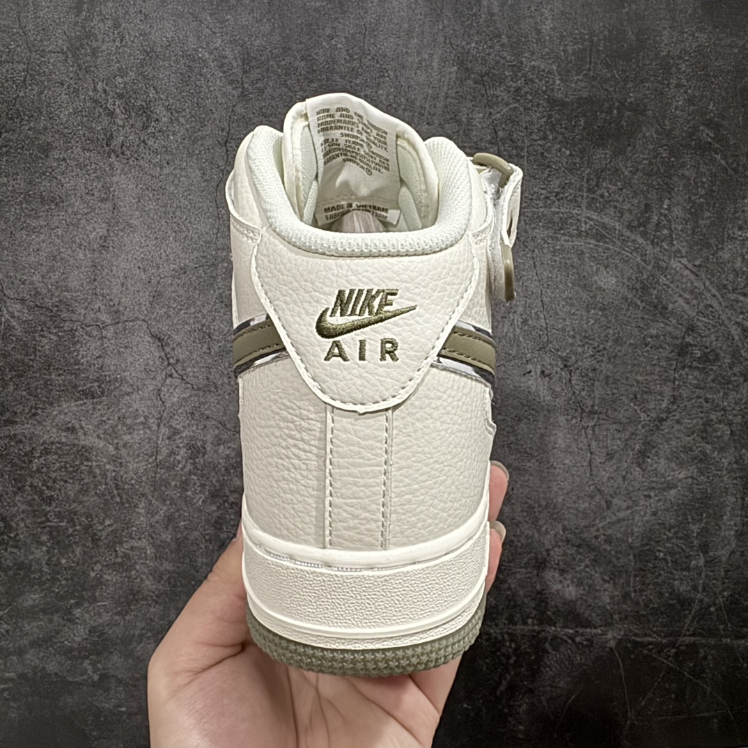 图片[4]-【公司级】官方爆款定制Nike Air Force 1 MID 米军绿双色底 满天星空军一号中帮休闲板鞋 3M反光 水晶大底 定制鞋盒 原楦头原纸板 纯正空军版型 内置全掌气垫 货号：XL0236-231nSIZE：36 36.5 37.5 38 38.5 39 40 40.5 41 42 42.5 43 44 44.5 45 编码：HXS310320-鞋库