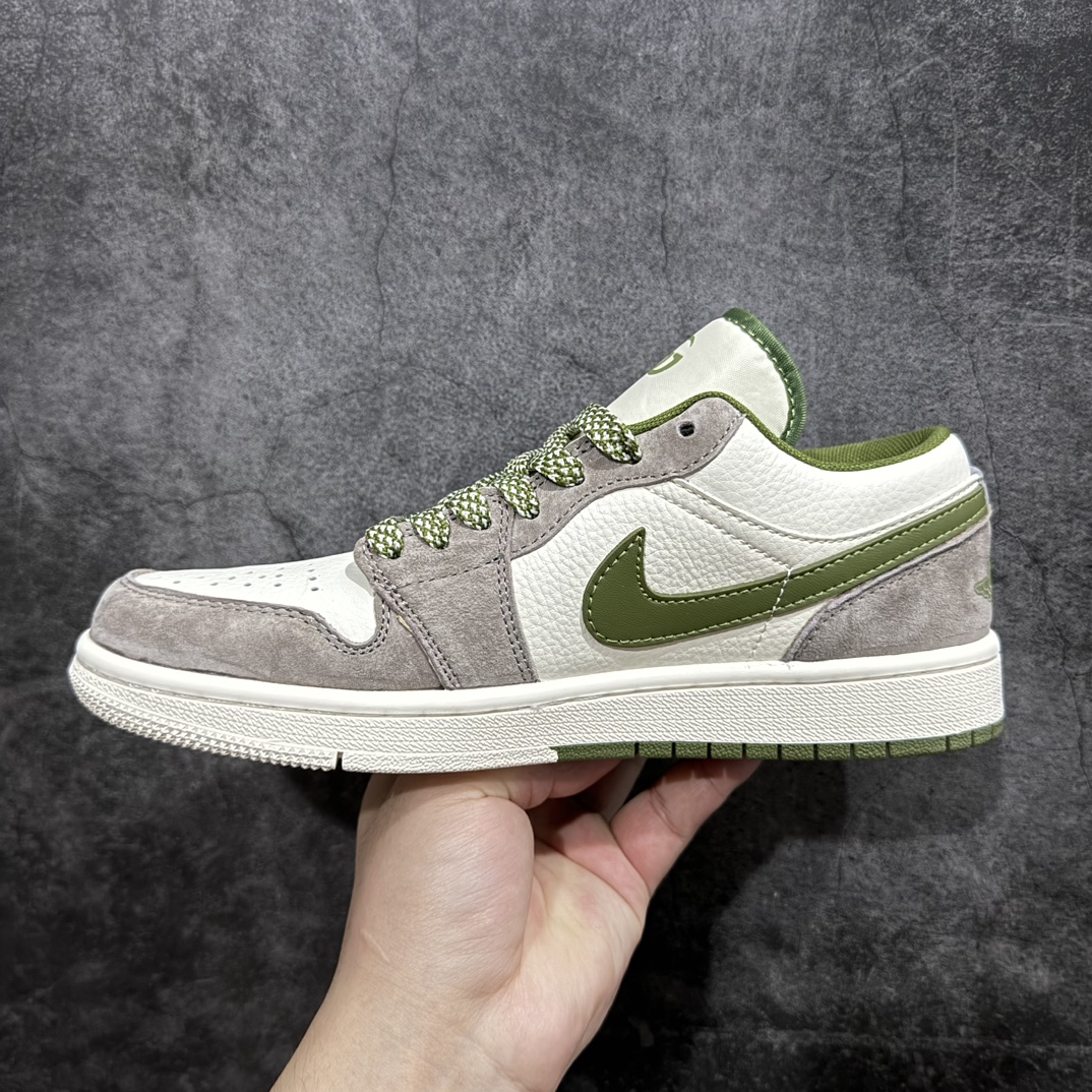 定制版 Air Jordan 1 Retro Low x GUCCI 米绿满天星  XX2406-006