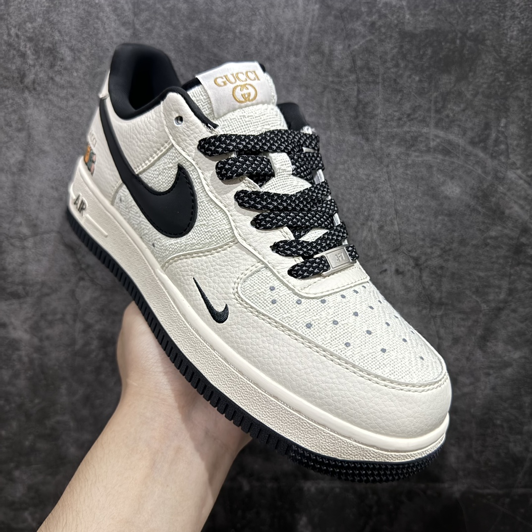 图片[3]-【定制版】海外限量发售NIke Air Force 1 \’07 Low “古驰联名–深蓝亚麻”空军一号 低帮 运动鞋 休闲鞋 折边针车 工艺难度大 原楦头原纸板 原装鞋盒 定制五金配件 内置全掌气垫 原厂鞋底货号：XZ3398-888 Size：36 36.5 37.5 38 38.5 39 40 40.5 41 42 42.5 43 44 44.5 45 编码：HXS310320-鞋库