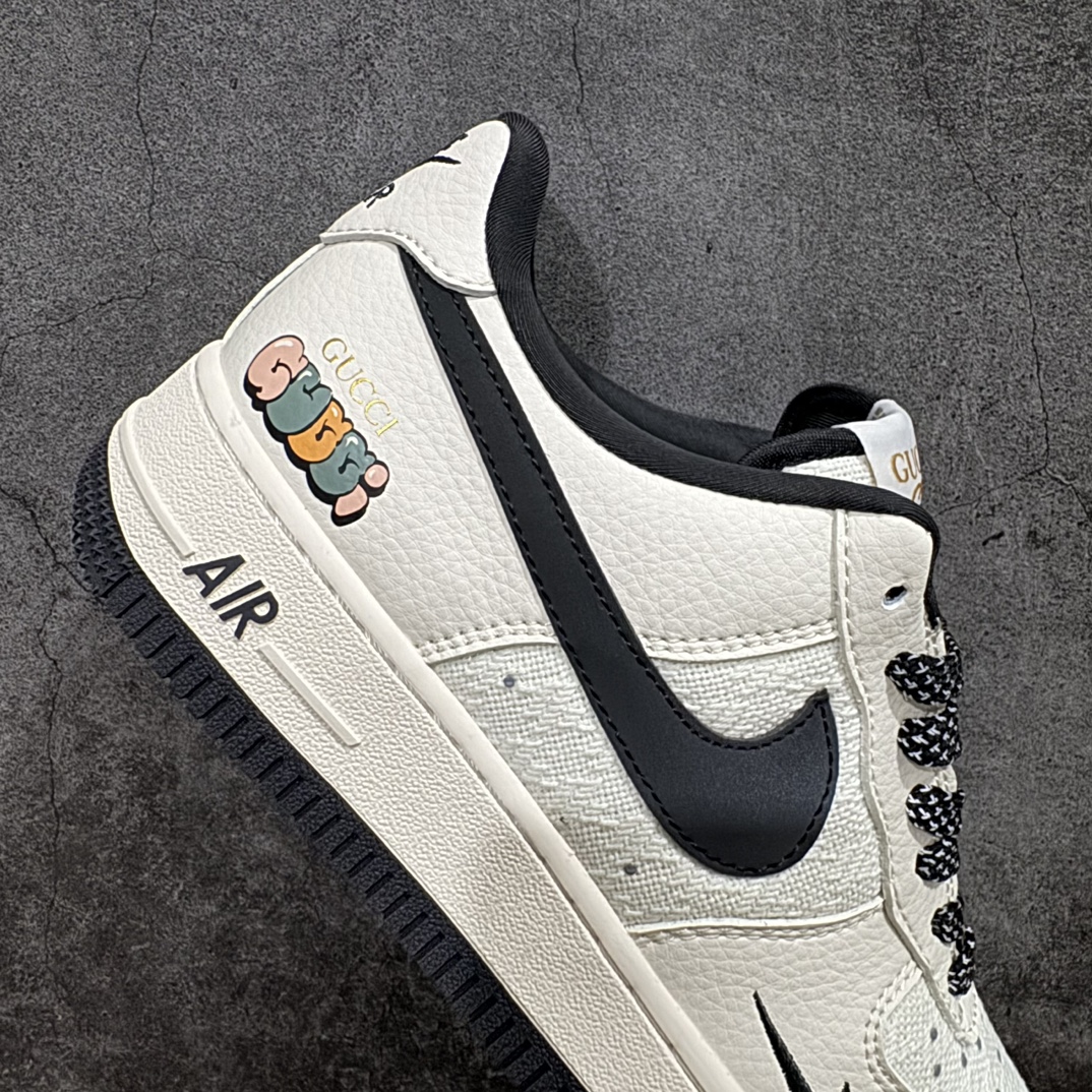 定制版 海外限量发售NIke Air Force 1 '07 Low “古驰联名--深蓝亚麻”空军一号低帮运动鞋 XZ3398-888