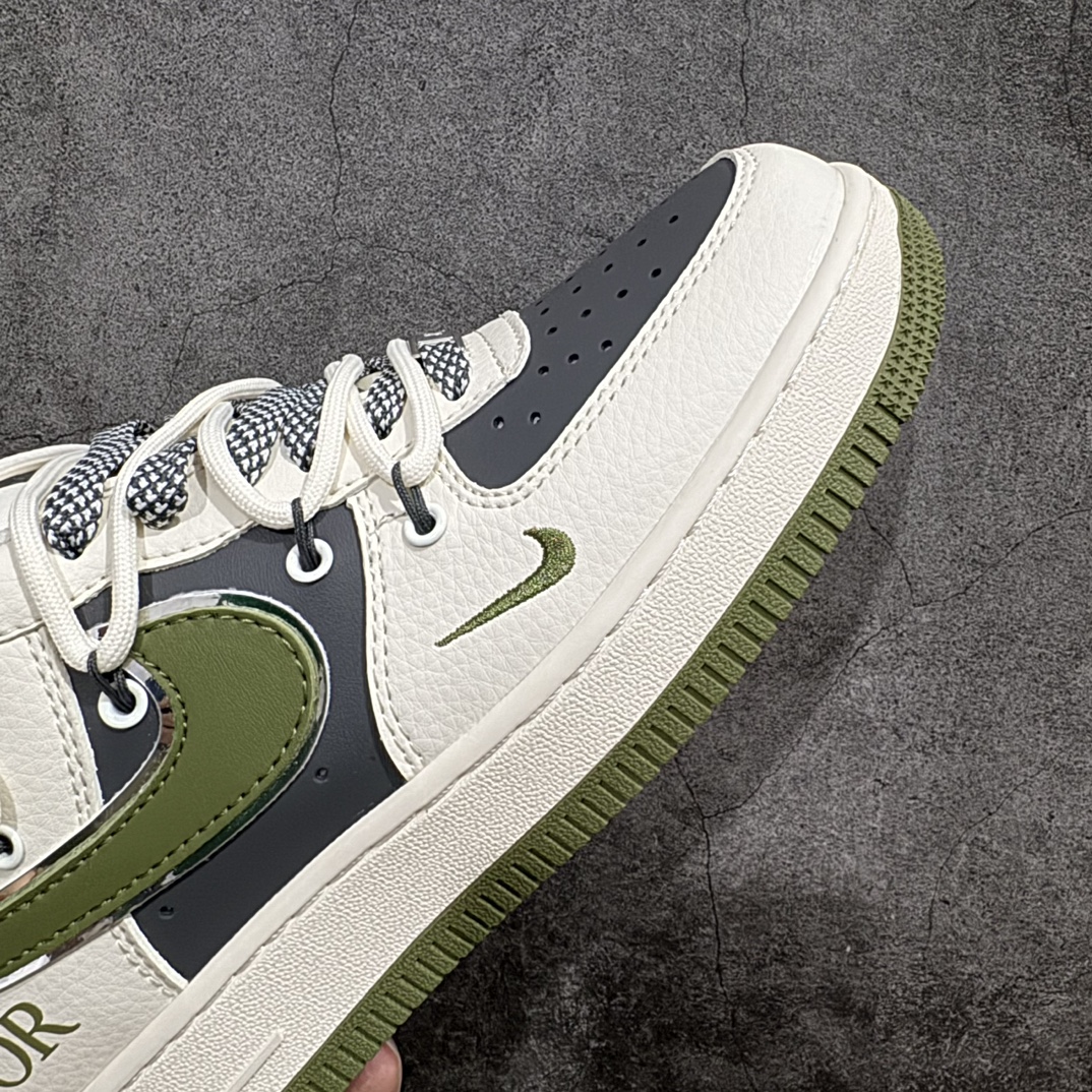 海外限量发售NIke Air Force 1 '07 Low “迪奥联名——白绿抽绳”空军一号   SJ1198-200