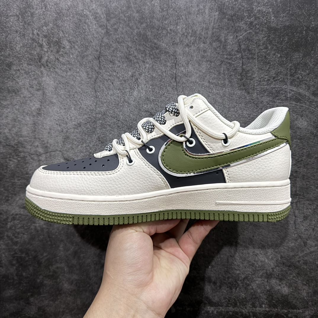 海外限量发售NIke Air Force 1 '07 Low “迪奥联名——白绿抽绳”空军一号   SJ1198-200