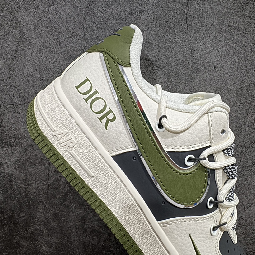 海外限量发售NIke Air Force 1 '07 Low “迪奥联名——白绿抽绳”空军一号   SJ1198-200