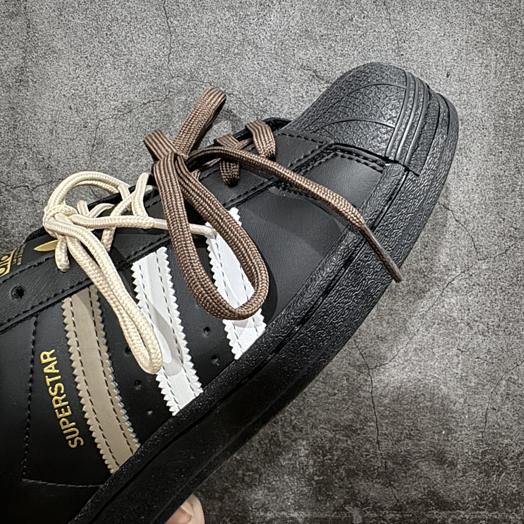 ADIDAS SUPERSTAR 三叶草经典贝壳头系列 新款休闲板鞋潮流男女士运动鞋  EG4959