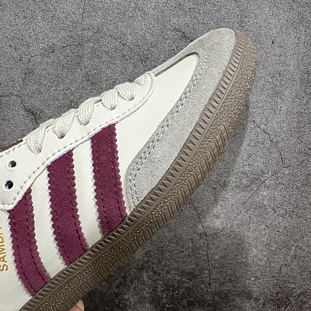 正确版 Adidas Originals Samba OG 桑巴舞系列绅士德训足球风百搭低帮休闲运动板鞋 ID1482