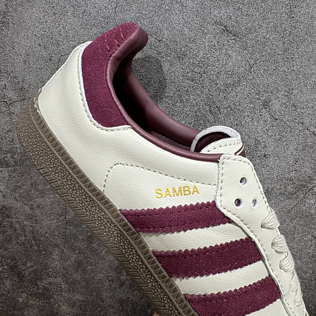 正确版 Adidas Originals Samba OG 桑巴舞系列绅士德训足球风百搭低帮休闲运动板鞋 ID1482